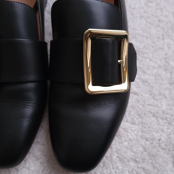 Bally Janelle Buckled Loafers - Black - Picture 6 of 13
